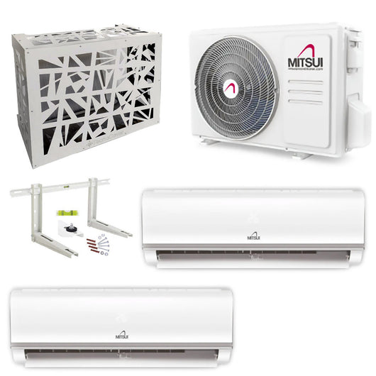 Climatizzatore condizionatore inverter 12000 + 12000 BTU dual split wifi A++ R32  Garanzia 10 anni in kit