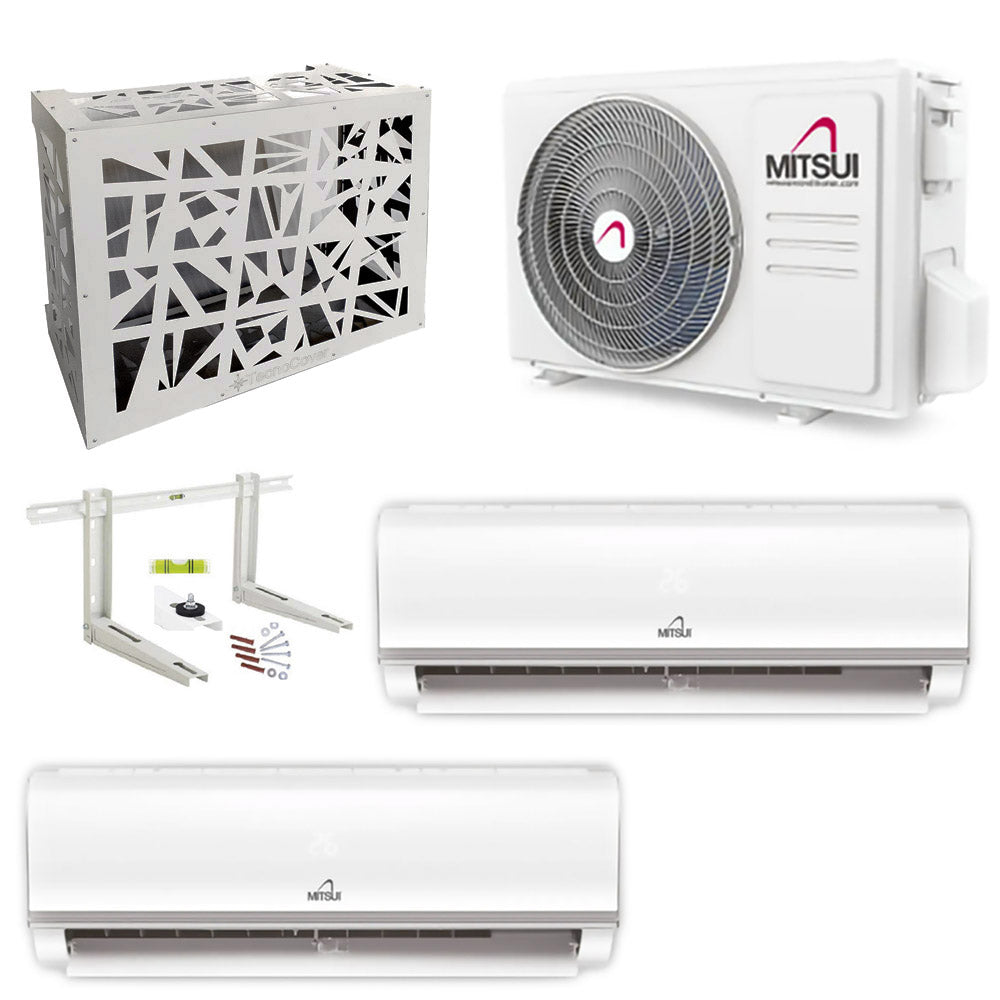 Climatizzatore condizionatore inverter 9000 + 9000 BTU dual split wifi A++ R32  Garanzia 10 anni in kit