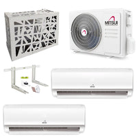 Climatizzatore condizionatore inverter 9000 + 9000 BTU dual split wifi A++ R32  Garanzia 10 anni in kit