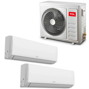 Climatizzatore condizionatore inverter 9000 + 9000 BTU dual split wifi A++ R32