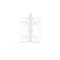 Clip Guida Gancio Lineare Plastica Per Fissaggio a Muro Parete Profilato Alluminio BA4420