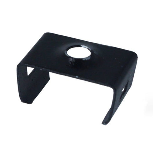 Clip Guida Gancio di Montaggio In Acciaio Colore Nero Per Profilato Alluminio BAZ1707