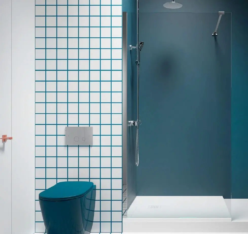 Parete Doccia Walk In H200 Anticalcare 6mm Trasparente - 140 cm