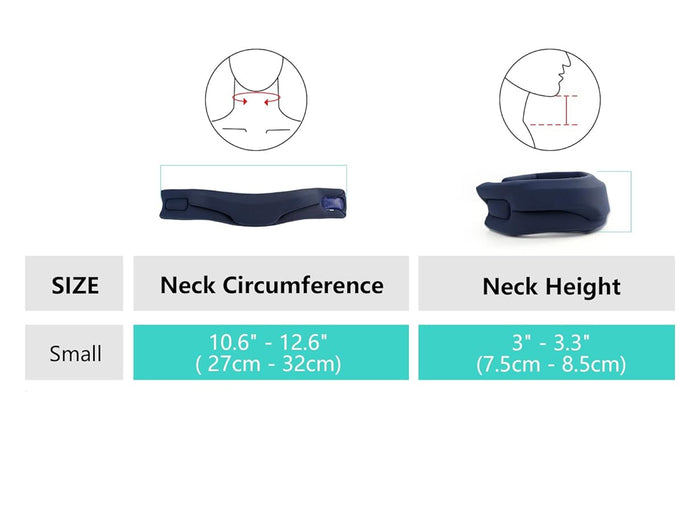 Collare per Dolore al Collo e Sostegno in Schiuma Morbida Mantiene le Vertebre Stabili e Allineate per Alleviare la Pressione della Colonna Vertebrale Cervicale per Donne e Uomini Taglia S