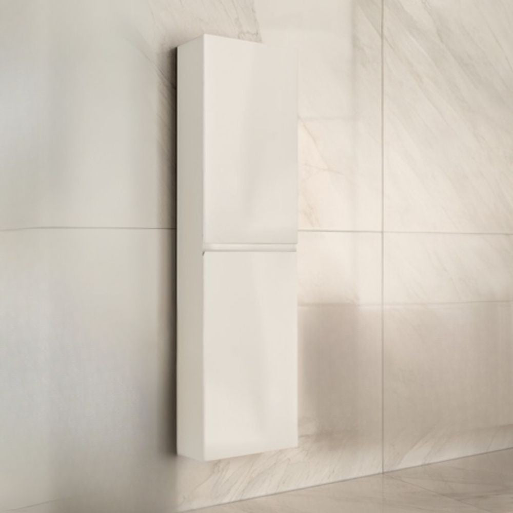 Colonna bagno sospesa Londres con due ante colore bianco lucido