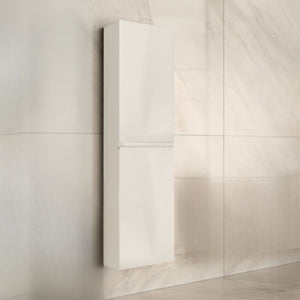 Colonna bagno sospesa Londres con due ante colore bianco lucido