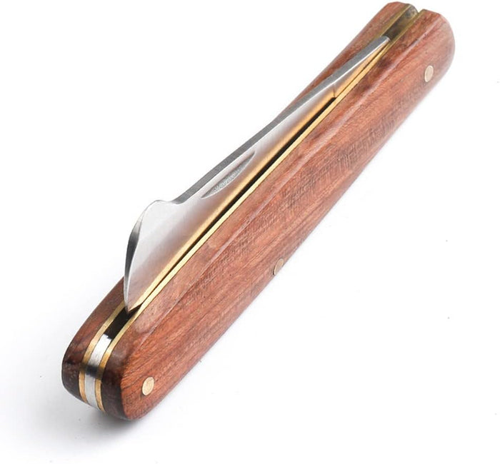 Coltello Da Innesto Pieghevole Da Giardino,In Acciaio ,Coltello Da Taglio