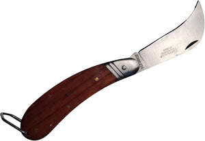 Coltello Per Giardinaggio E Funghi 70 mm In Acciaio Con Manico Pieghevole