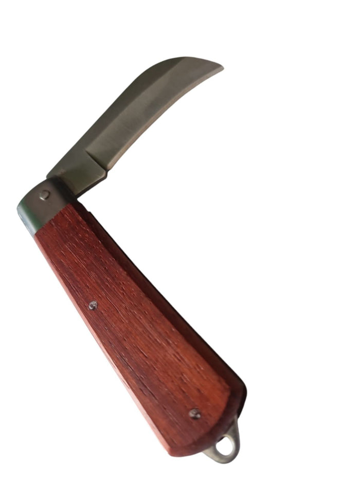 Coltello da Innesto Pieghevole da Giardino Coltello Da Potatura Lama In Acciaio