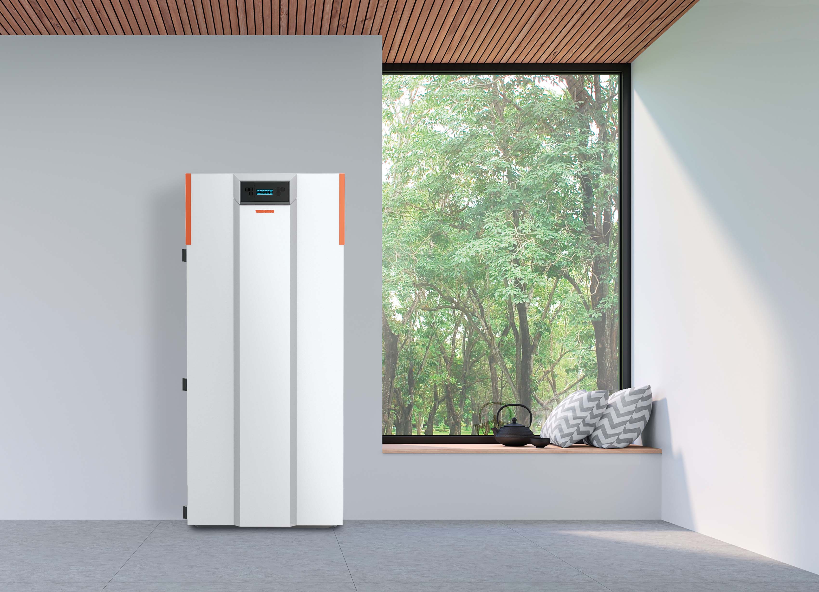 Caldaia a pellet Thermorossi Compact S32 EVO5 5 stelle