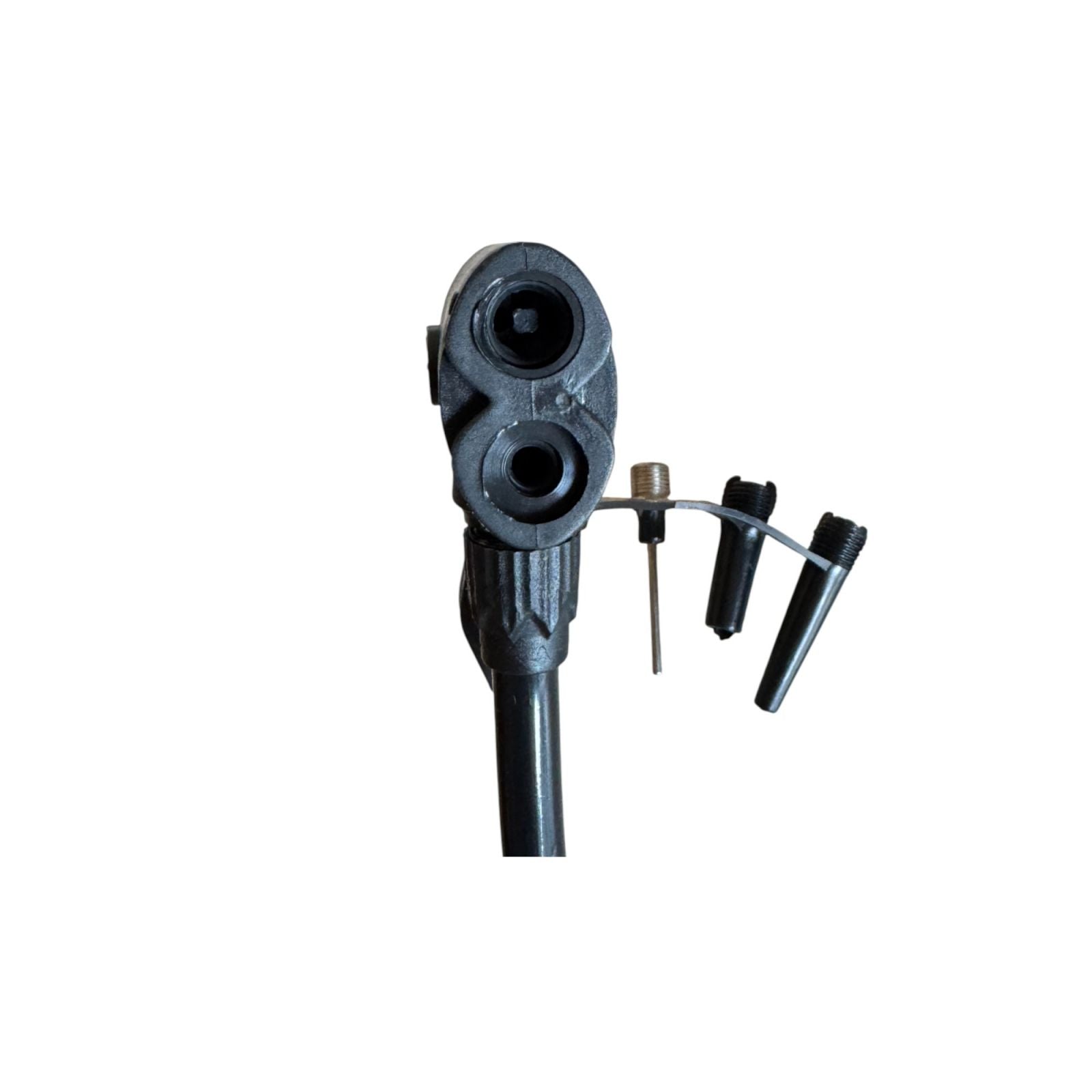 Compressore Pompa Manuale ad Aria con Manometro Portatile Per Bici Moto Auto