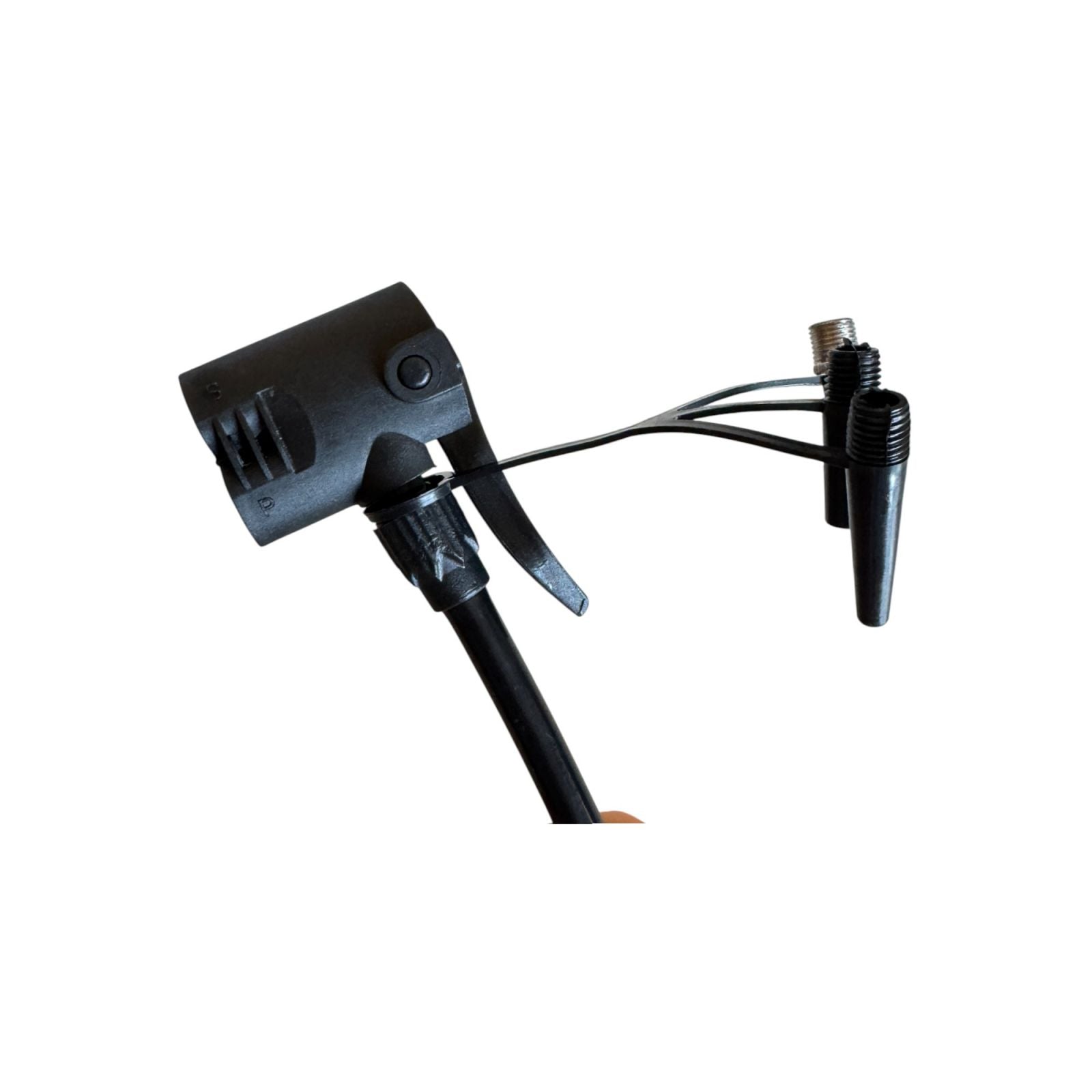 Compressore Pompa Manuale ad Aria con Manometro Portatile Per Bici Moto Auto