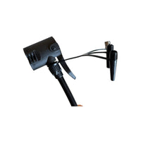 Compressore Pompa Manuale ad Aria con Manometro Portatile Per Bici Moto Auto