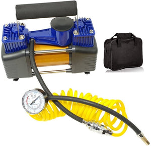 Compressore portatile 2 cilindri per auto camper 12V 150PSI 85L/Min RVAC12