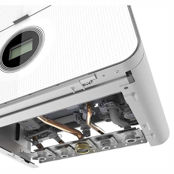 Caldaia a Condensazione Junkers Bosch CONDENS 7000i W Bianca GC7000IW 28 kW Metano/Gpl Completa di Kit Scarico Fumi