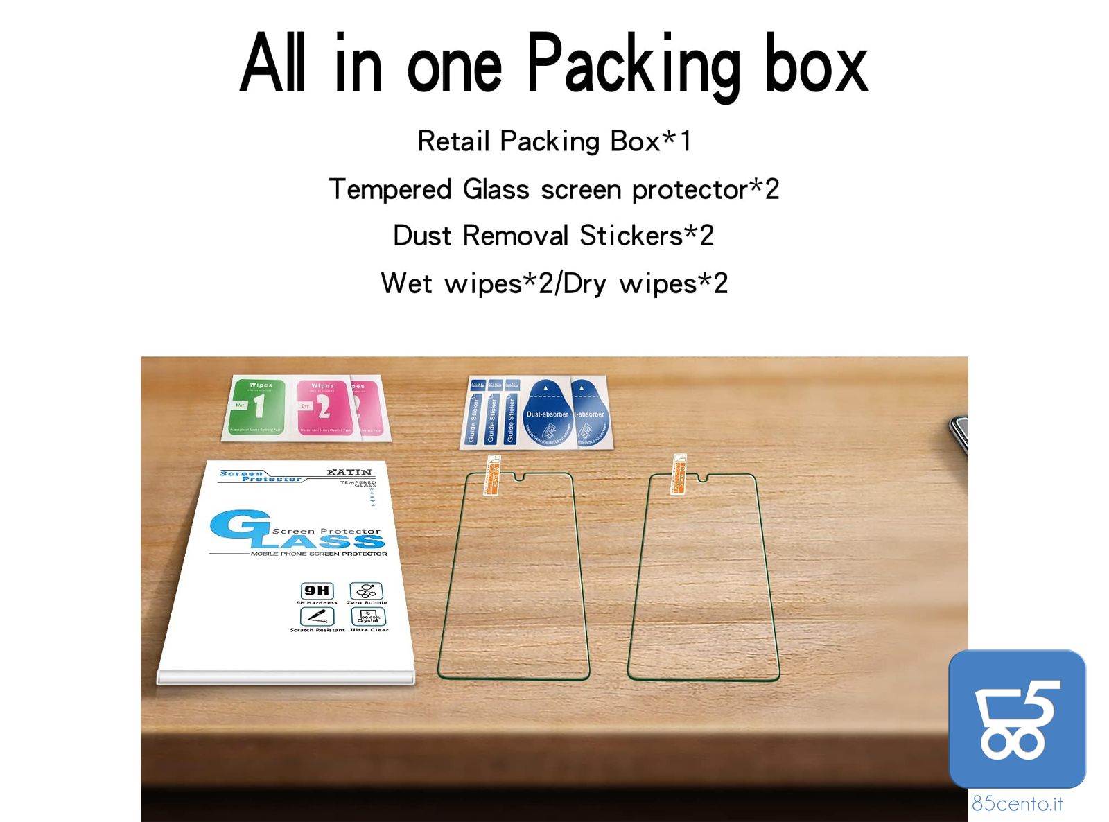 Confezione da 2 Pellicole Proteggi Schermo per Samsung Galaxy S23 Plus 5G in Vetro Temperato da 6,6 pollici Supporto per Lettore Impronte Antigraffio Senza Bolle durezza 9H