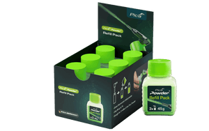 Confezione ricarica di polvere verde per pica powder