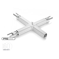 Connettore Lineare a Forma X per Plafoniera Led Lineare A Sospensione SKU-1385