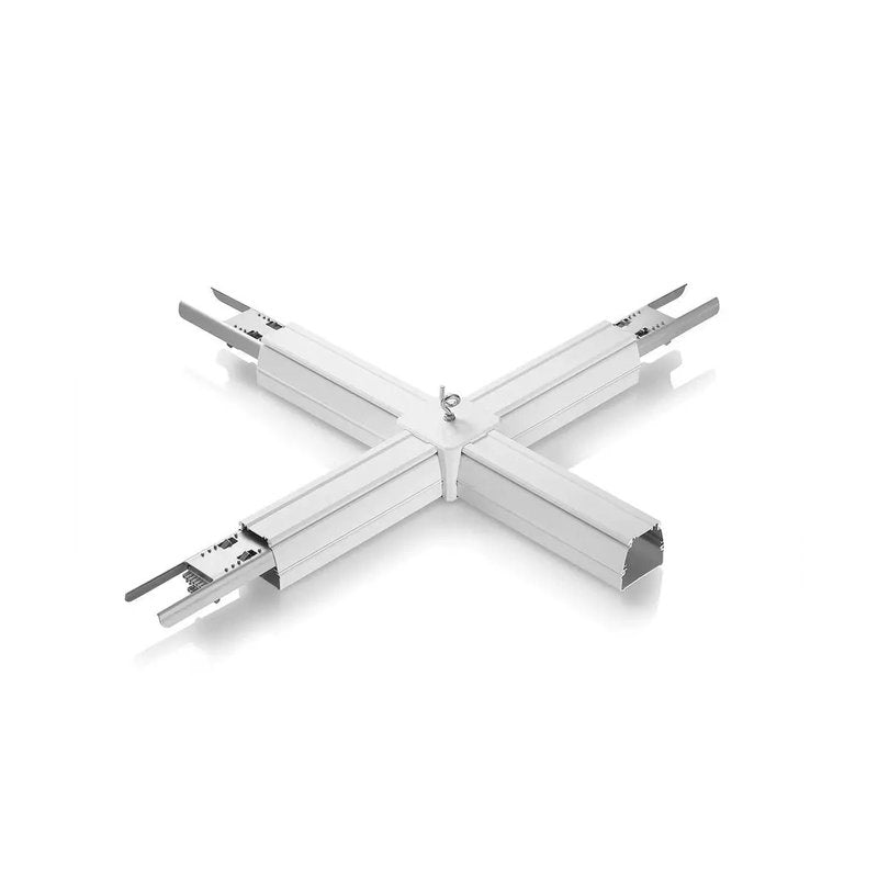 Connettore Lineare a Forma X per Plafoniera Led Lineare A Sospensione SKU-1385