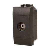 Connettore Presa TV Terminale Femmine MBL Nero 1M Compatibile Bticino Living International BLN2251