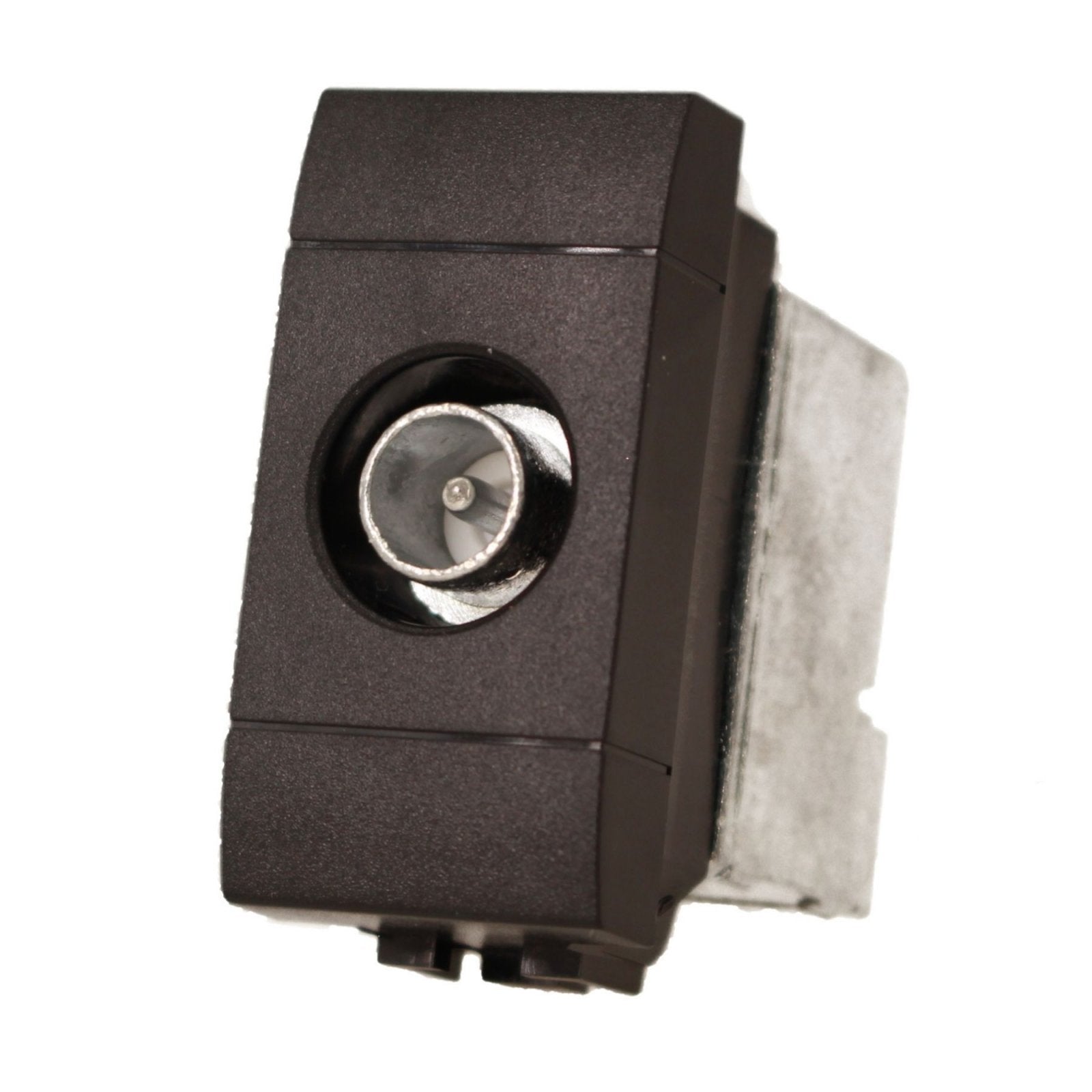 Connettore Presa TV Terminale Maschio  MBL Nero 1M Compatibile Bticino Living International BLN2250