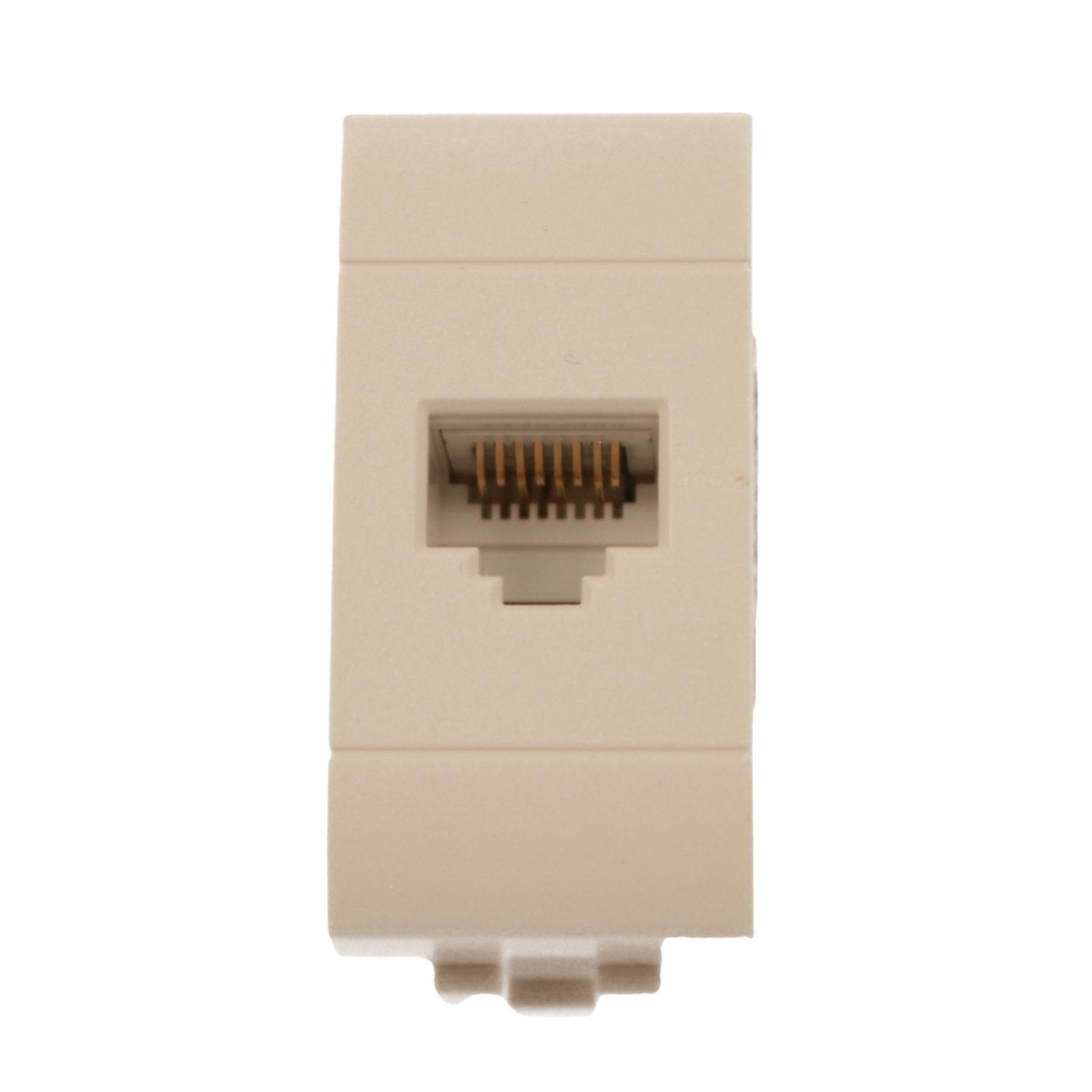Connettore Rete Presa Dati RJ45 CAT6 MBL Bianco 1M Compatibile Bticino Living Light BLB2356