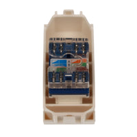 Connettore Rete Presa Dati RJ45 CAT6 MBL Bianco 1M Compatibile Bticino Living Light BLB2356