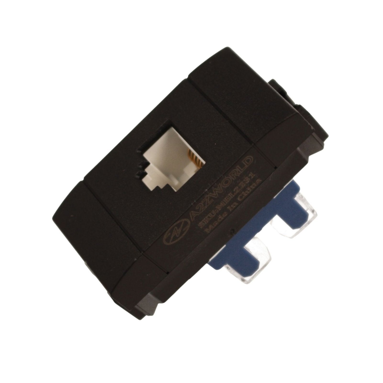 Connettore Rete Presa Dati RJ45 CAT6 MBL Nero 1M Compatibile Bticino Living International BLN2356