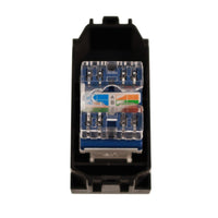 Connettore Rete Presa Dati RJ45 CAT6 MBL Nero 1M Compatibile Bticino Living International BLN2356