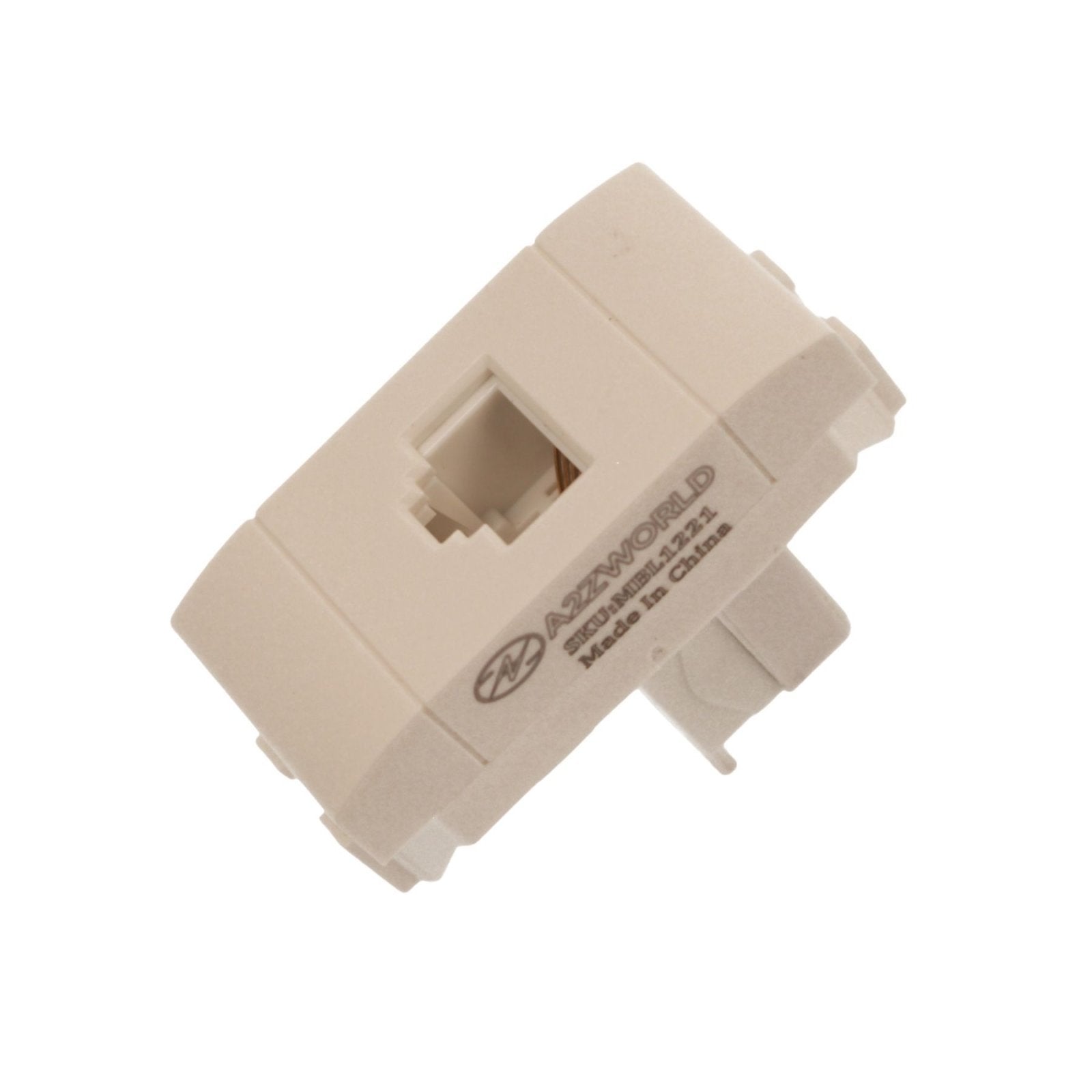 Connettore Telefonica Presa RJ11 MBL Bianco 1M Compatibile Bticino Living Light BLB2354