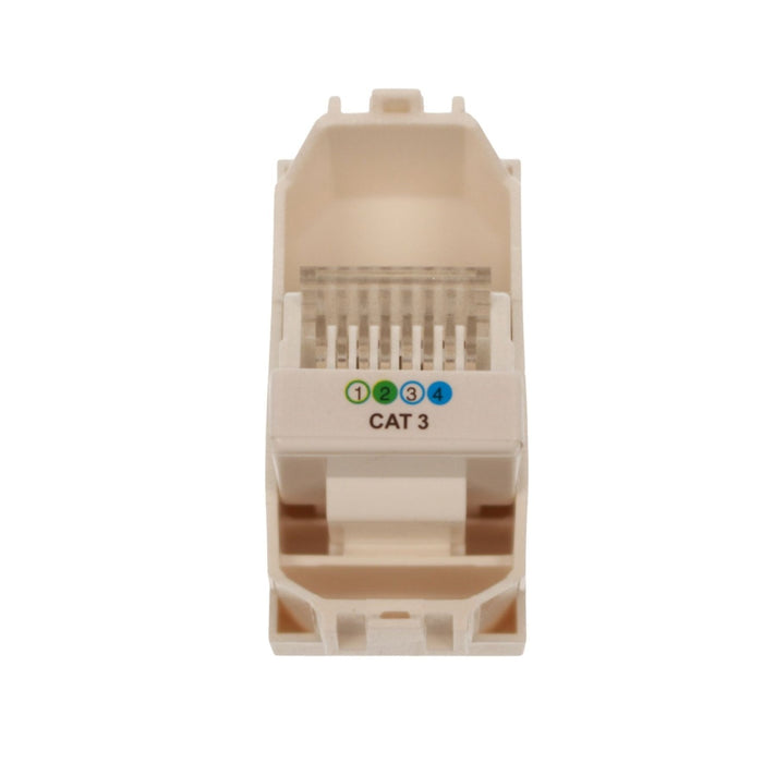 Connettore Telefonica Presa RJ11 MBL Bianco 1M Compatibile Bticino Living Light BLB2354