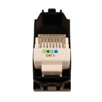 Connettore Telefonica Presa RJ11 MBL Nero 1M Compatibile Bticino Living International BLN2354