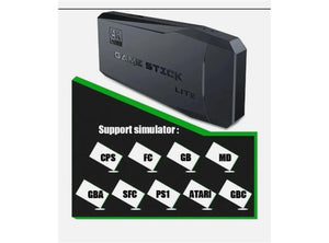 Console di Gioco Retrò Wireless USB HD Game Stick TV con Oltre 2000 Giochi Integrati Portatile