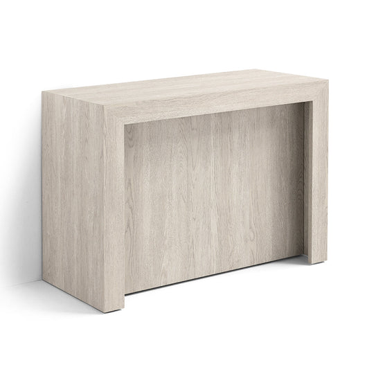 Tavolo Consolle allungabile 100x46 (+5x50) Olmo modello ANDROMEDA MADE IN ITALY con 5 allunghe da 50 cm design moderno ideale per ingresso, soggiorno e sala da pranzo
