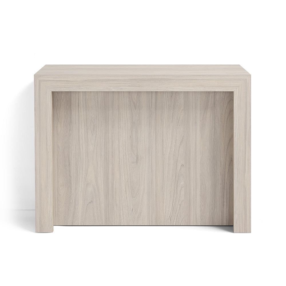 Tavolo Consolle allungabile 100x46 (+5x50) Olmo modello ANDROMEDA MADE IN ITALY con 5 allunghe da 50 cm design moderno ideale per ingresso, soggiorno e sala da pranzo