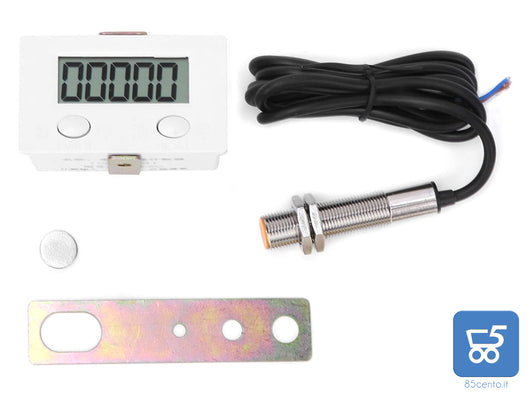 Contatore Induttivo Magnetico Berm Sensore Metallico Display LCD a 5 cifre Sensore Prossimità Induttivo