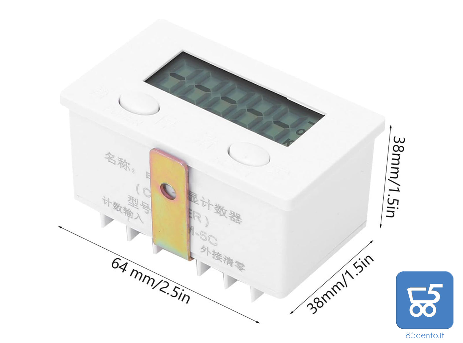 Contatore Induttivo Magnetico Berm Sensore Metallico Display LCD a 5 cifre Sensore Prossimità Induttivo