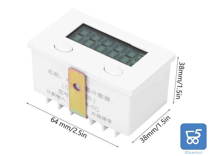 Contatore Induttivo Magnetico Berm Sensore Metallico Display LCD a 5 cifre Sensore Prossimità Induttivo