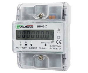 Contatore di Energia Sottolettore Trifase 4m