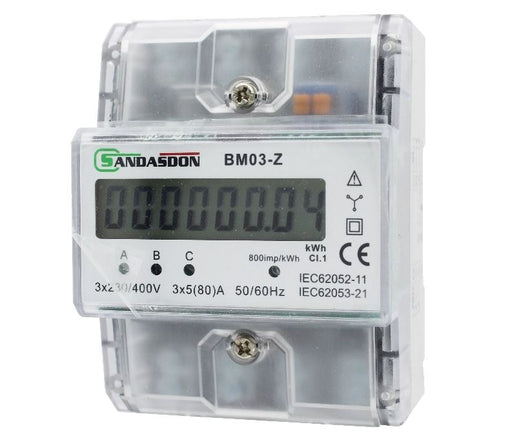 Contatore di Energia Sottolettore Trifase 4m