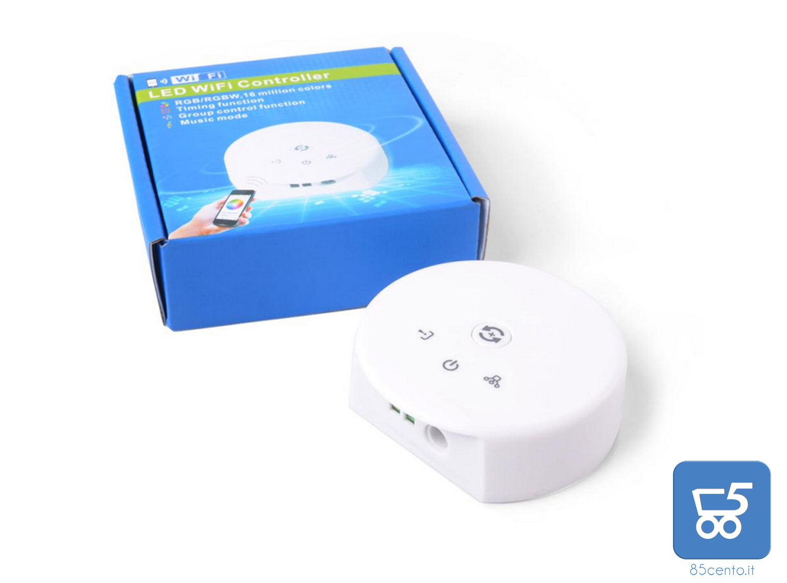 Controller Smart wireless LED RGB / RGBW Controllabile Tramite App per iPhone Smartphone per Strisce LED