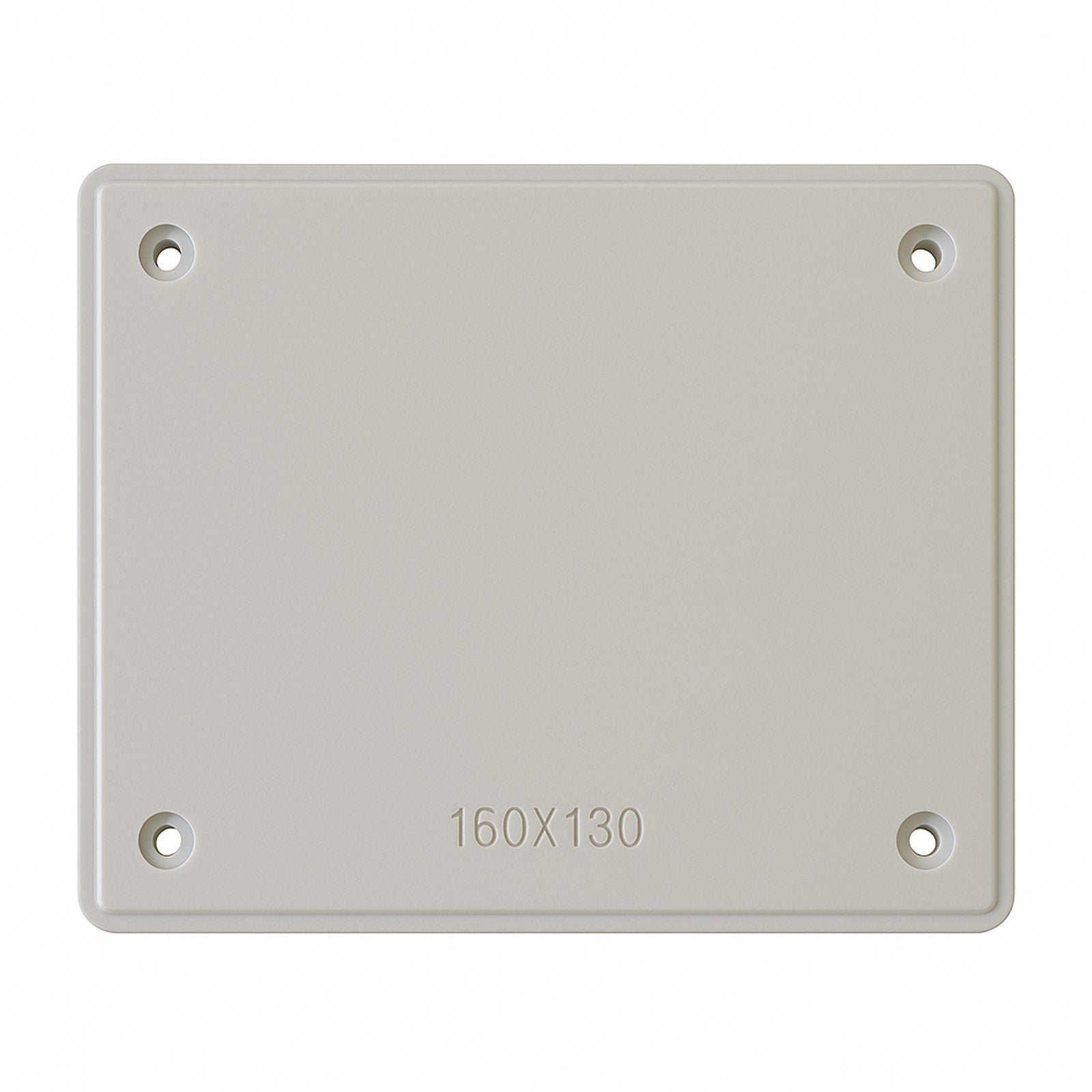 Coperchio per cassette di derivazione da incasso, 160x130 mm, ideale per protezione e copertura di impianti elettrici, PT05