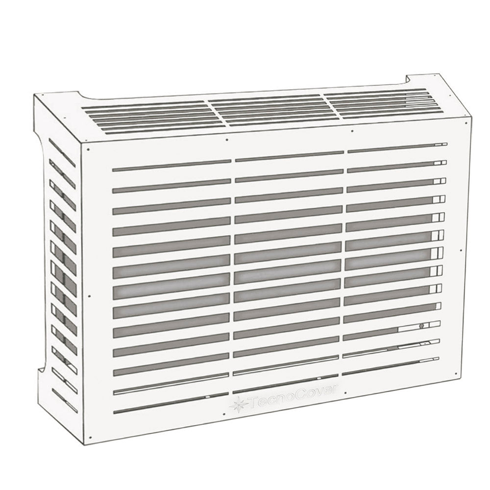 Copertura unità esterna climatizzatore bianco/sabbia 86x44x68 cm.  condizionatore