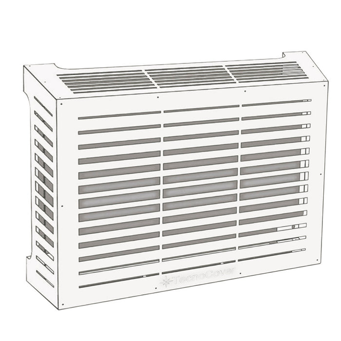 Copertura unità esterna climatizzatore bianco/sabbia 86x44x68 cm.  condizionatore