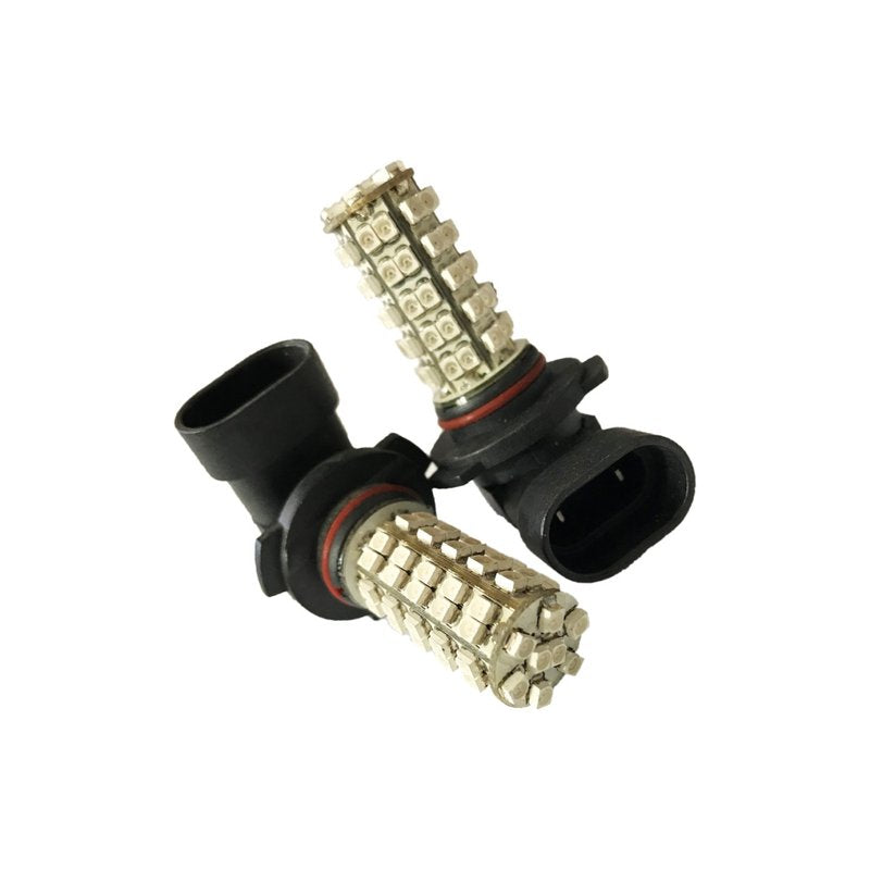 Coppia 2 Lampade Led HB3 9005 HB4 9006 Con 68 Smd 3528 Colore Verde 12V 2W Per Fendinebbia