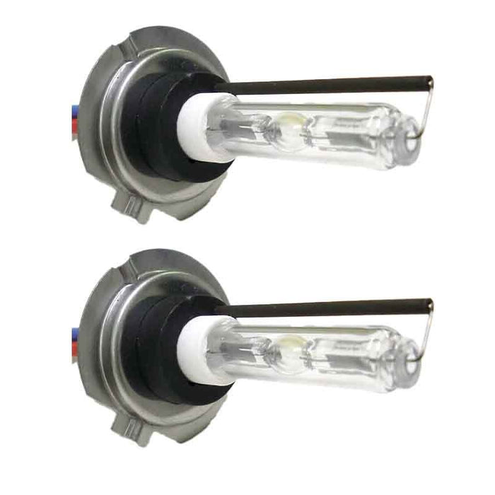 Coppia Lampade HID Xenon H7 6000K 35W Attacco in Ferro Fari Auto Bianchi