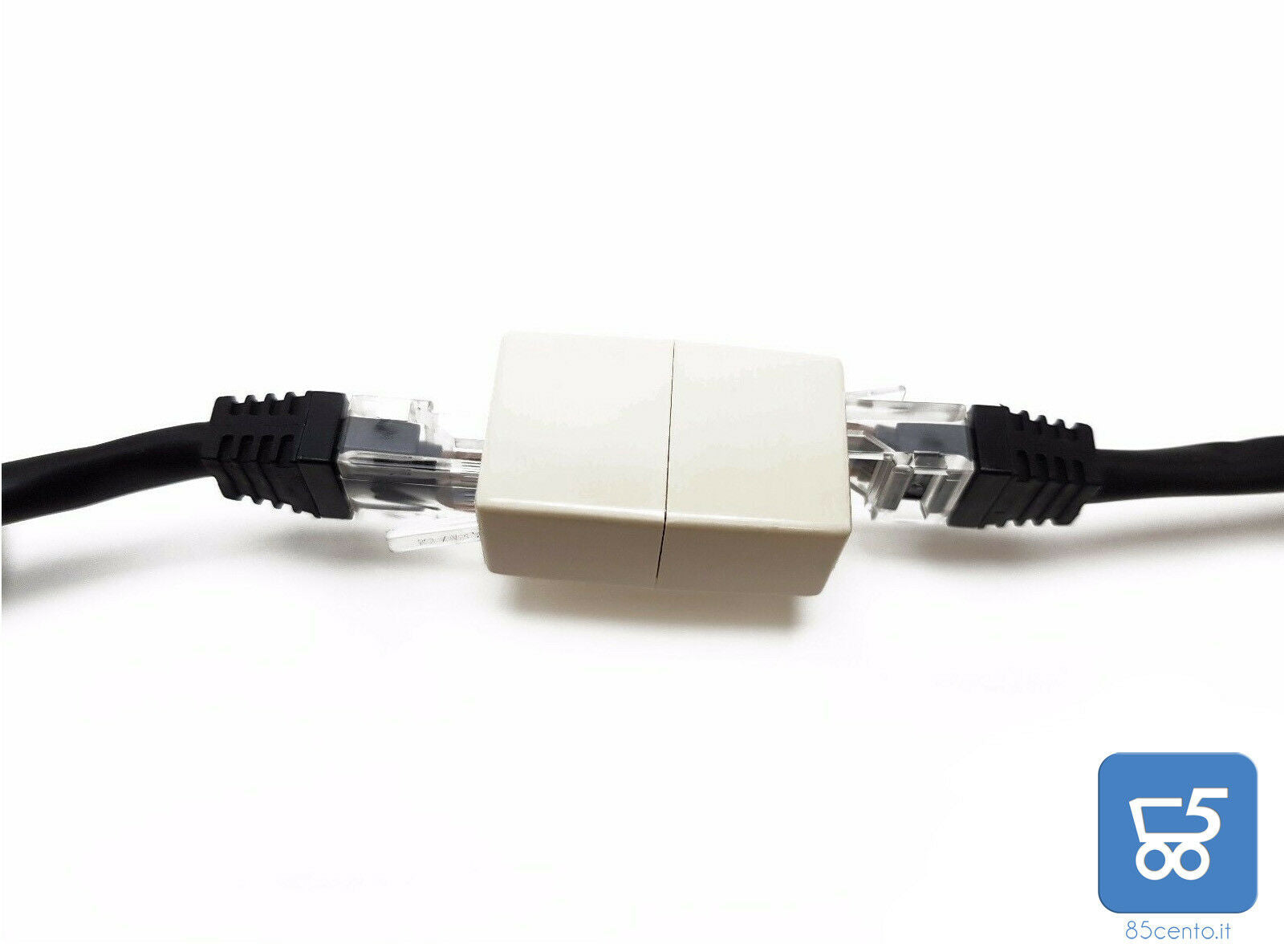 Coppia Barilotto Accoppiatore Giunto Prolunga Rete Lan 8 P Ps4 Ps5 X-Box Dvr Router