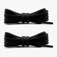 Coppia Lacci per Scarpe 120cm Bianchi e Neri  Resistenti Unisex Sneakers 64622/23 Nero