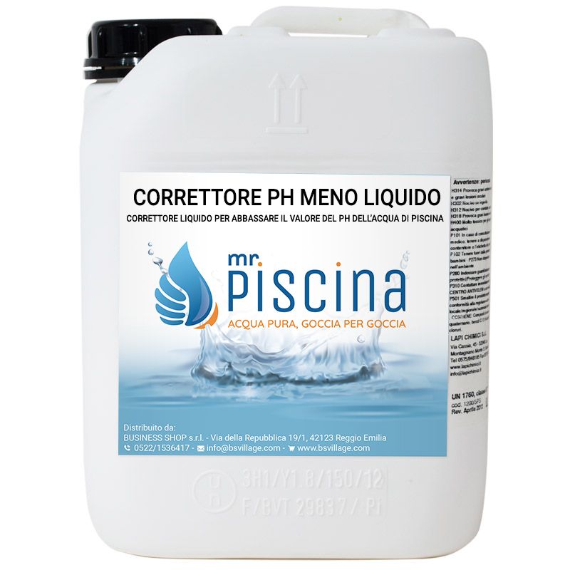 Correttore Ph- 15% Meno Liquido Confezione Da 10 Kg