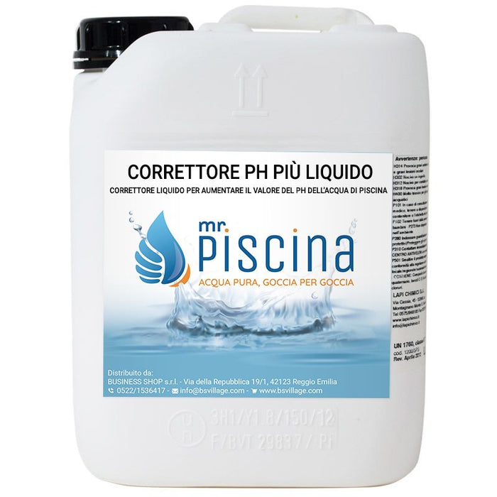 Correttore Ph Più Liquido Confezione Da 12 Kg